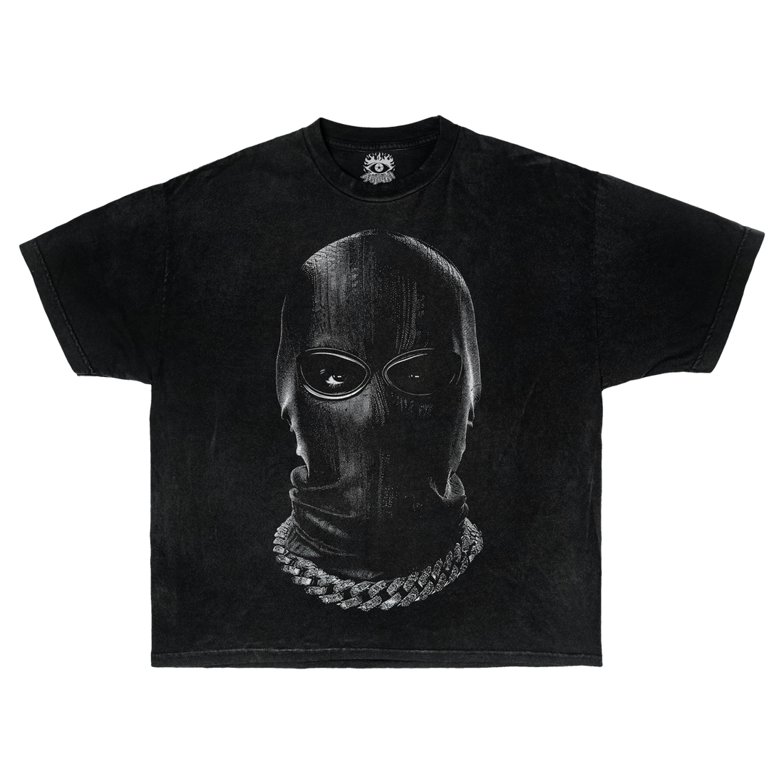 Shiesty V1 Streetwear Tee 180 GSM Black Cotton Short Sleeve T Shirt Unisex