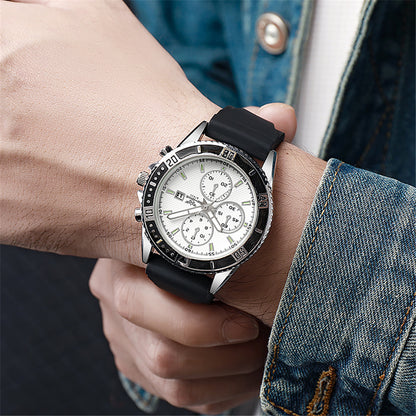 Mens Luminous Calendar Quartz Watch