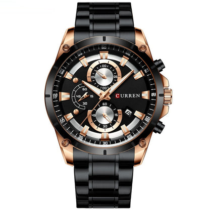 Fashionable Mens Waterproof Business Watch