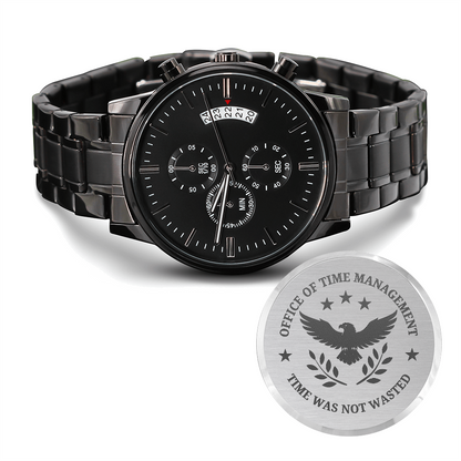 Office of Time Management Chronograph Watch