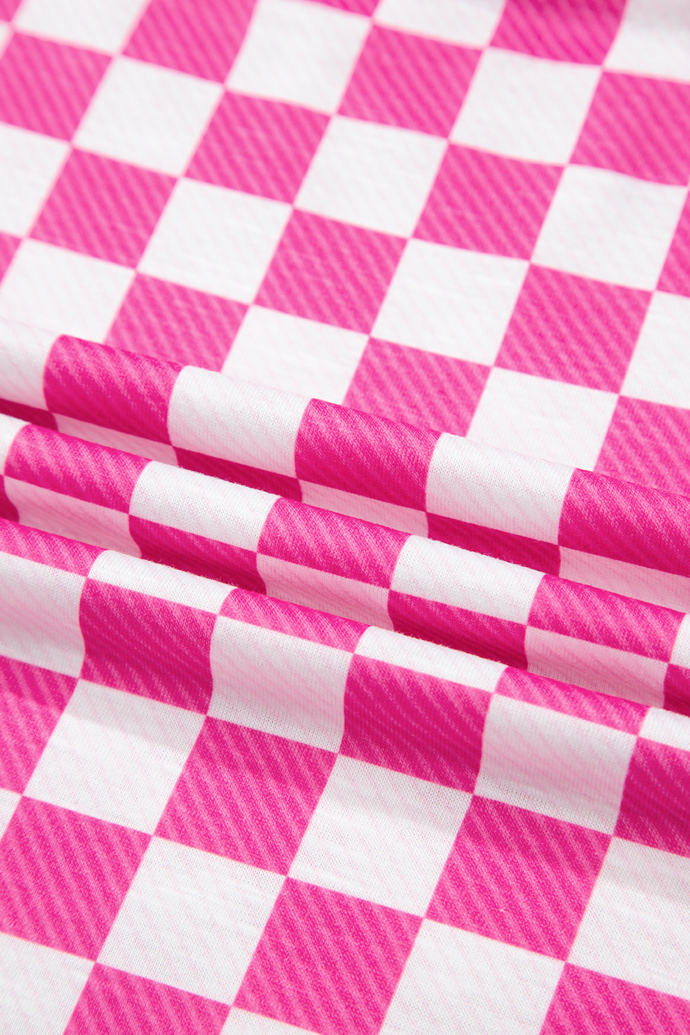 Checker T-Shirt &amp; High Waist Skort Set