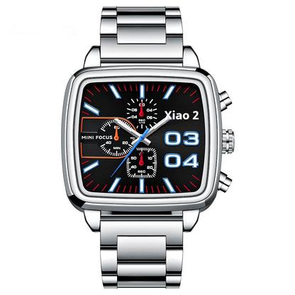 Mens Multifunctional Waterproof Quartz Watch