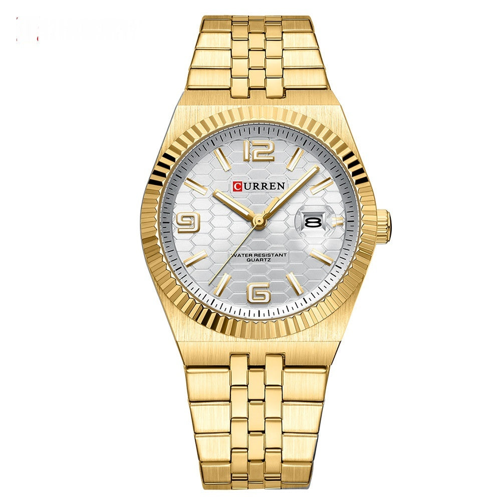 Round Dial Business Mens Watch