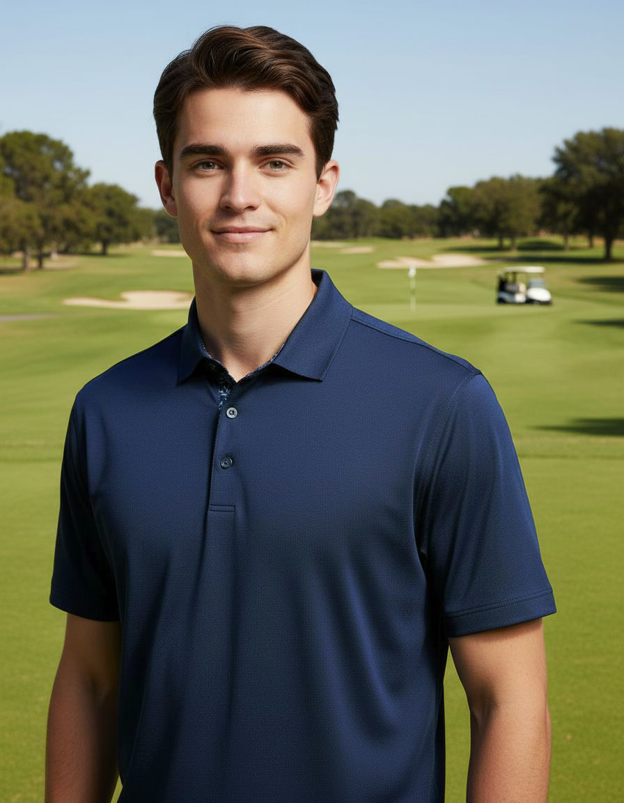 Botanic Blueprint Polo Shirt