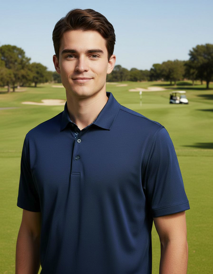 Botanic Blueprint Polo Shirt