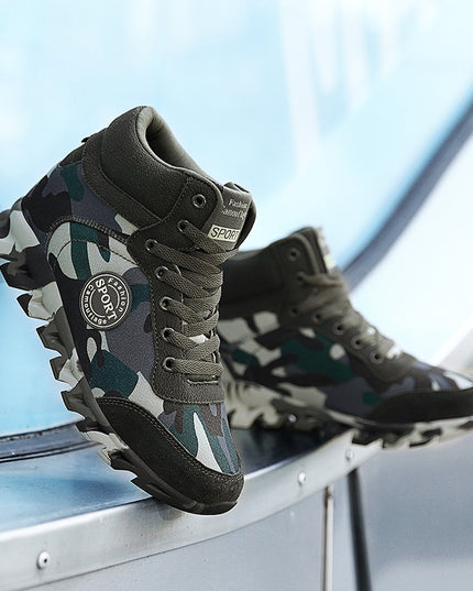 Women's Casual Camouflage Increased Sneakers