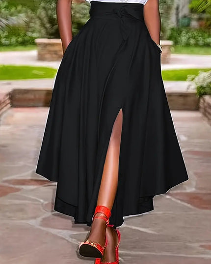 Casual Women's Midi Skirt Ruffled Skirt