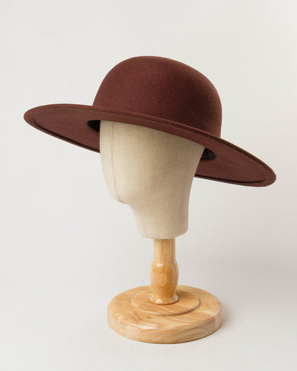 Top Hat Fisherman Hat Felt Small Round Hat
