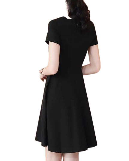 Collar Black Business Skirt Women's Summer Wear