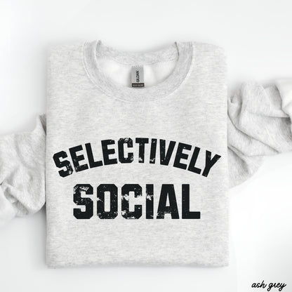 PRE-ORDER Selectively Social Sweatshirt 7 Colors S-3X