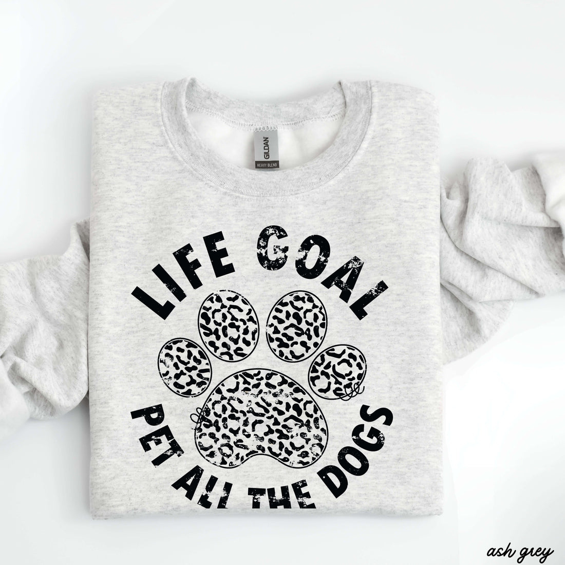 Pet All The Dogs Leopard Paw Sweatshirt 9 Colors S-3X