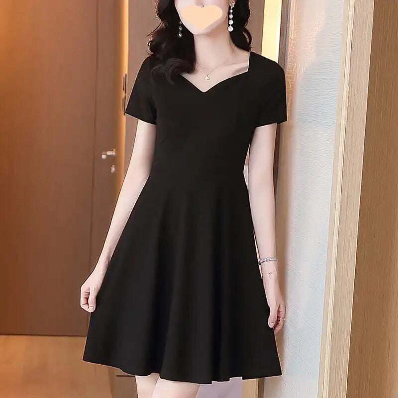 Collar Black Business Skirt Women&
