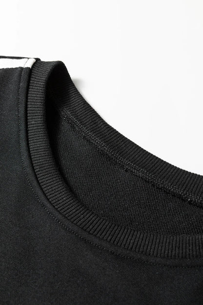 Varsity Stripe Crewneck Pullover &amp; Sweatpants Set