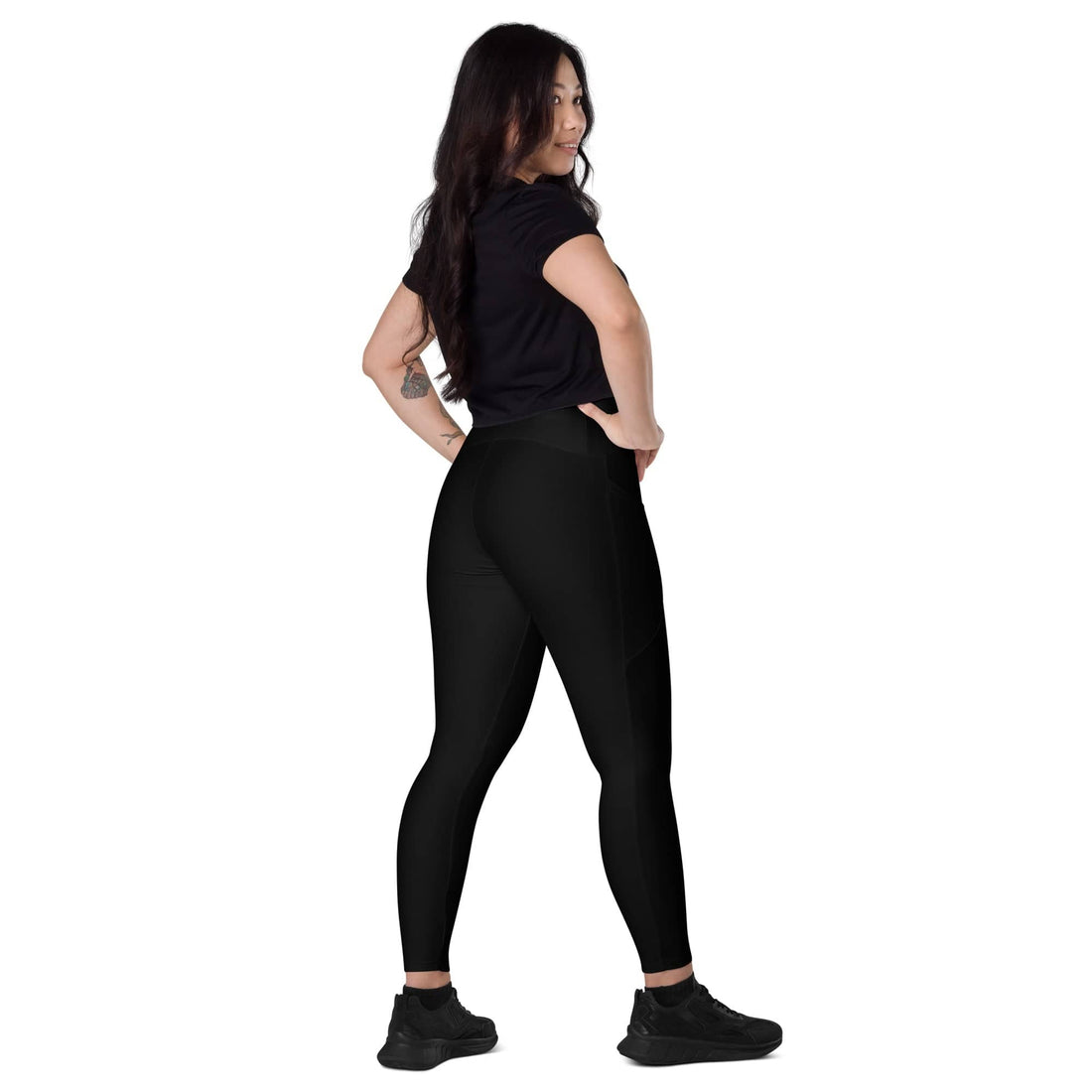 High Waisted Leggings | Logo Waistband | Kallistii