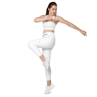 High Waisted Leggings | Logo Waistband | Kallistii