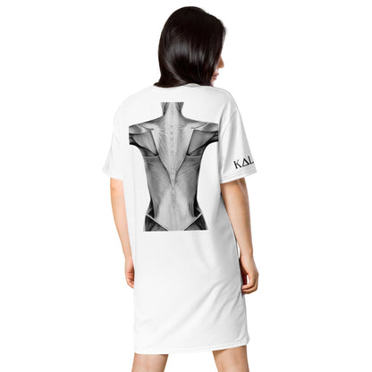 Muscle Anatomy T-Shirt Dress | Graphic Statement Style
