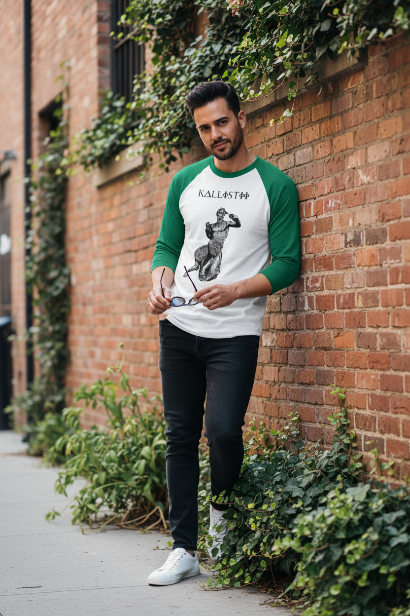Pan Baseball Tee | Greek Mythology Streetwear