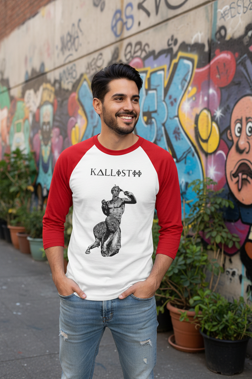 Pan Baseball Tee | Greek Mythology Streetwear