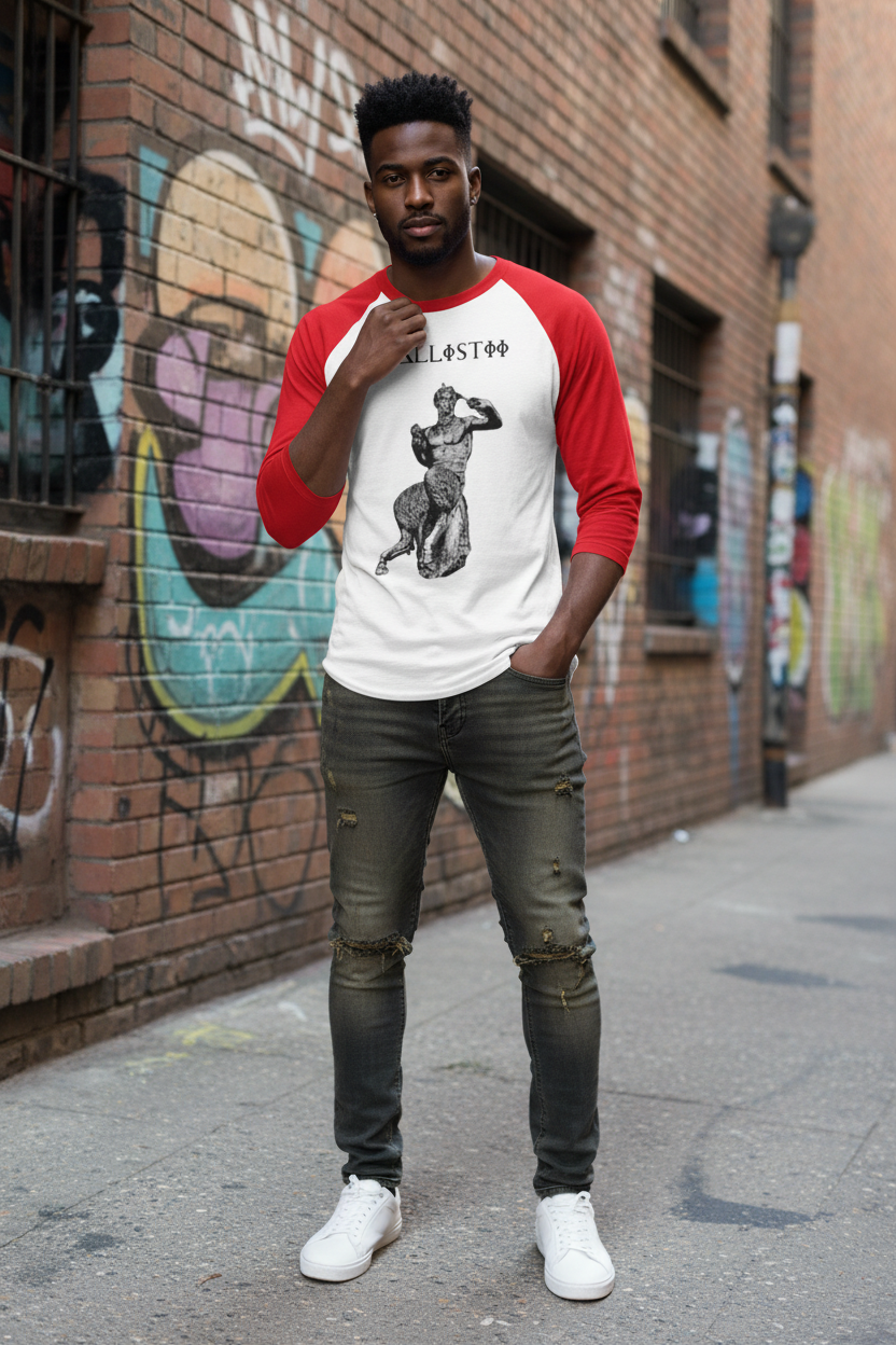 Pan Baseball Tee | Greek Mythology Streetwear