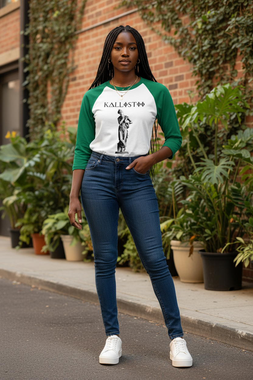 Persephone Raglan Tee | Greek Mythology Streetwear