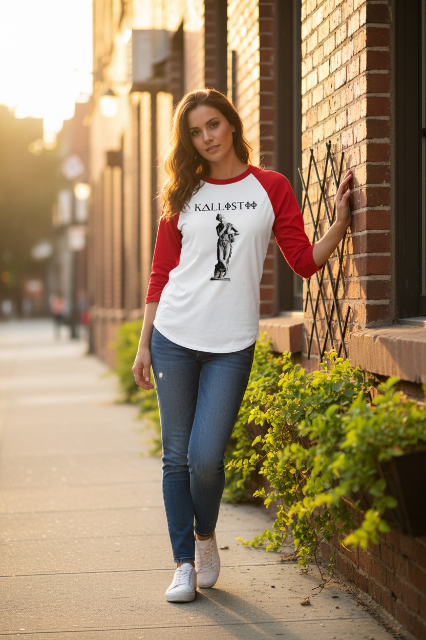 Persephone Raglan Tee | Greek Mythology Streetwear