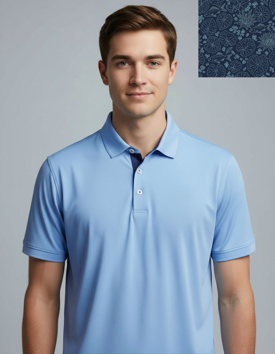 Blue Depths Polo Shirt