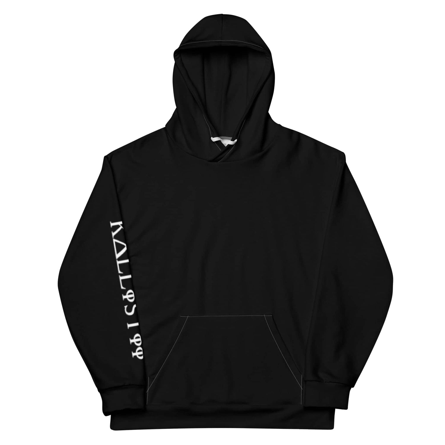 Logo Hoodie | Black Streetwear Sweatshirt | Kallistii