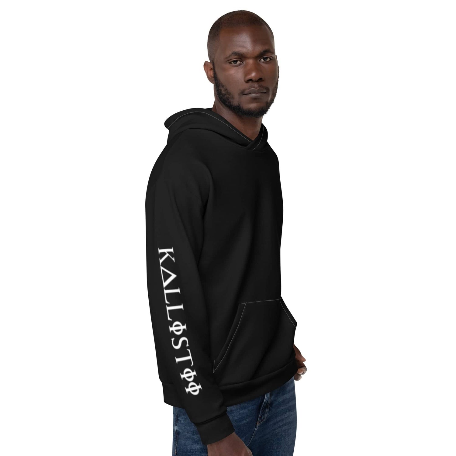 Logo Hoodie | Black Streetwear Sweatshirt | Kallistii